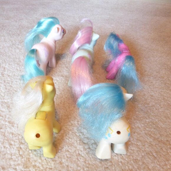Lot of 5 G1 Vintage My Little Pony Babies (TLC) - Picture 15 of 16